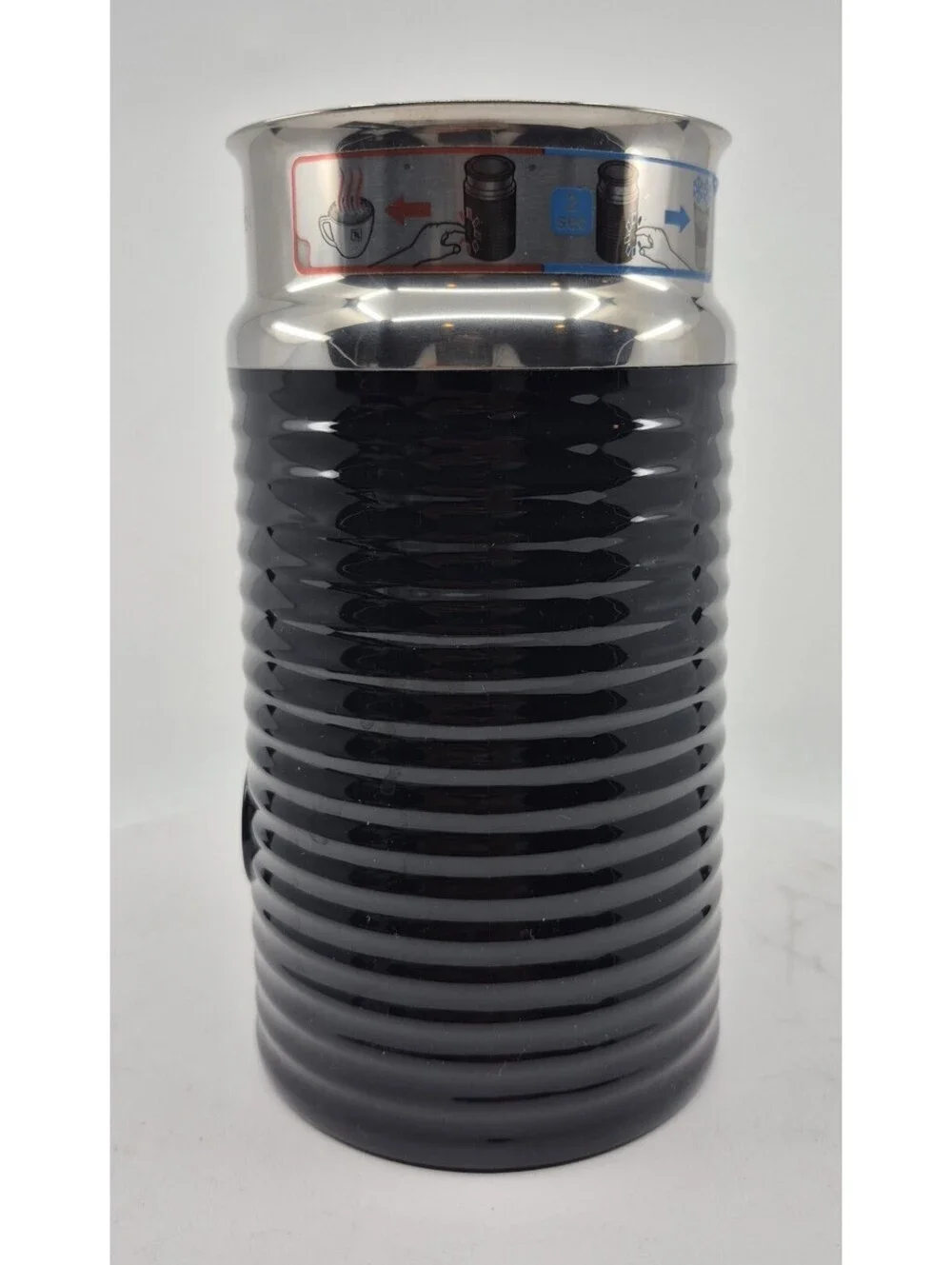 Replacement Nespresso Aeroccino 3 Milk Frother Lid & Whisk NO BASE 3694-US-BK